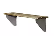 Cantilever bench seat, changing room bench seating