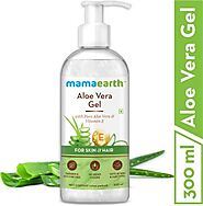 MamaEarth Aloe Vera Gel with Pure Aloe Vera & Vitamin E for Skin and Hair - 300ml - Price in India, Buy MamaEarth Alo...