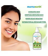 Mamaearth Aloe Vera Gel For Face, with Pure Aloe Vera & Vitamin E for Skin and Hair - 300ml: Buy Mamaearth Aloe Vera ...