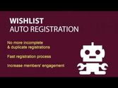 Wishlist Auto Registration