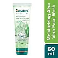 Buy Himalaya Face Wash Moisturizing Aloe Vera 50 Ml Tube Online At Best Price - bigbasket