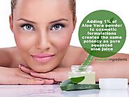 Aloe Vera Powder a powerful ingredient to add to cosmetic formulations