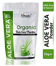 Vihado Best Aloe Vera Powder for Dry Hair & Skin Care Face Face Pack Masks 50 gm: Buy Vihado Best Aloe Vera Powder fo...