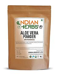 Organic Aloe Vera Powder - Aloe Barbadensis - 1KG / 2.2 LB ( Value Pack )