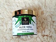 Good Vibes Aloe Vera Nourishing Hair Cream Review - Khushi Hamesha