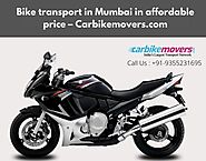 Bike transport in Mumbai in affordable price - Carbikemovers.com by Carbike Movers
