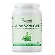 Aloe Vera Skin Care Gel - KAZIMA Pure Aloe Vera Gel Multipurpose Beauty Gel For Skin & Hair Manufacturer from Delhi