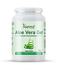 Kazima Aloe Vera Gel Multipurpose For Skin And Hair at Rs 90/50 kg packing | Aloe Vera Gel | ID: 11667159212