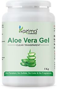 KAZIMA Pure Natural Raw Aloe Vera Gel ( 1KG ) - Ideal for Skin Care, Face, Acne Scars, Hair Treatment Price in India ...