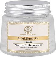 Website at http://www.myntra.com/skin/khadi-natural/khadi-natural-unisex-herbal-aloe-vera-gel-green-with-licorice-&-c...