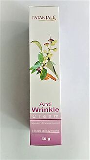Website at https://www.amazon.in/Patanjali-Anti-Wrinkle-Cream-50g/dp/B00H4SYF0M