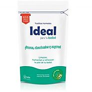 Toallas Humedas Ideal Aloe Vera Doy Pack x50un