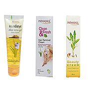 Patanjali Aloe Vera Gel Kesar Chandan & Hair Removal Cream Price in India, Specifications, Comparison (1st December 2...