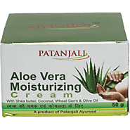 Buy Patanjali Aloevera Moisturizing Cream 50gm Online @ ₹75 from ShopClues