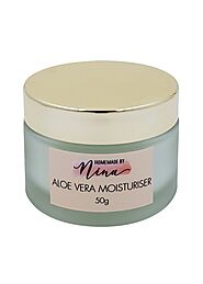 Get Light Aloe Vera Moisturizing Cream (50gm) by Homemade by Nina at ₹ 395 only on LBB