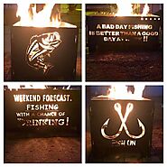 Fishing Inspired BBQ Fire Pit - ETCH4YOU