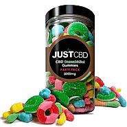 CBD Gummies 3000mg Jar - Party Pack - JustCBDstore