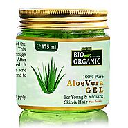 Buy Indus Valley Bio Organic Non-Toxic Aloe Vera Gel for Acne, Scars, Glowing & Radiant Skin Treatment-175ml Online a...