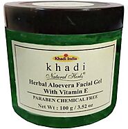 Khadi Herbal Aloevera Facial Gel ( Paraben Free ) - Price in India, Buy Khadi Herbal Aloevera Facial Gel ( Paraben Fr...
