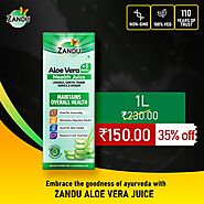 Aloe Vera Juice | Zandu 5 Herbs + Aloe Vera Health Juice - Zandu