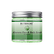 Nutriment Aloevera Scrub for Deadskin Cells Removal, Removing Blackheads and Revitalises Healthy Skin, Paraban Free 2...
