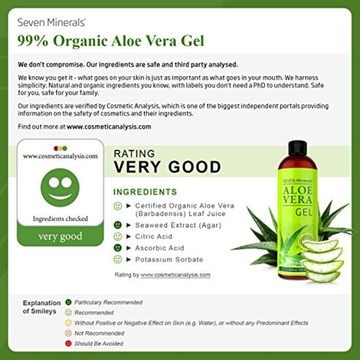 Seven Minerals Aloe Vera Gel A Listly List