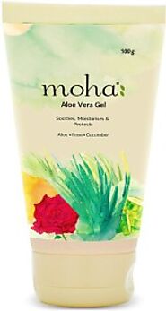 Moha AloeVera Gel enriched With Rose and Cucumber 100gm - Price in India, Buy Moha AloeVera Gel enriched With Rose an...