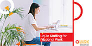 Liquid Staffing for Frictional Work