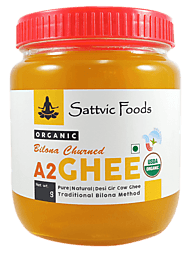 Buy Organic A2 Desi Ghee | Vedic Bilona Method | Sattvic Foods India