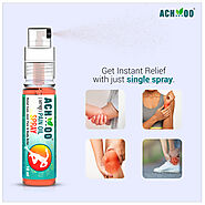 Herbal oil spray for body ache and muscle ache relief | ACHOO