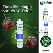 Buy online the best herbal inhaler for cold and headache relief in India | ACHOO