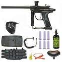 Spyder Fenix Electronic Paintball Marker Gun 3Skull Nitro Sniper Set - Black