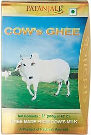 PATANJALI Cow's Ghee, 1L (1 box) 1 kg Box Price in India - Buy PATANJALI Cow's Ghee, 1L (1 box) 1 kg Box online at Fl...