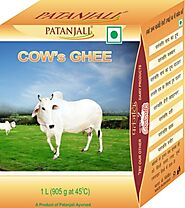 Compare Patanjali Cow's Ghee 1 L Box Price in India - CompareNow