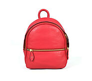 Modena Mini Leather Backpack Candy