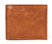 Cuenca Leather Bifold Mens Wallet Chestnut