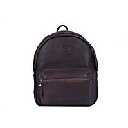 Padua Mini Leather Backpack Walnut Brown