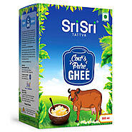 Buy SRI SRI COW'S PURE GHEE 1L Online at Best Price in India - Om Health Cart