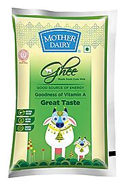 Pantry Deal: Buy Mother Dairy Cow Ghee, 1L at Rs. 369 from Amazon