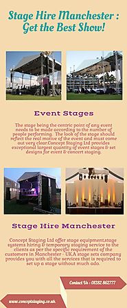 Stage Hire Manchester : Get the Best Show!