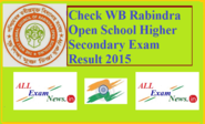 WB Rabindra Open School Higher Secondary Exam Result 2015 WBCR - All Exam News|Results|Exam Results|Recruitment 2015