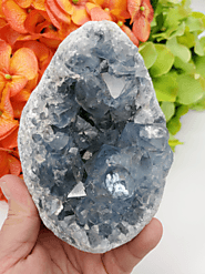 Buy Best Large Blue Celestite Geode Healing Crystals