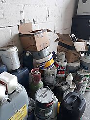 Hazardous waste collection and disposal service