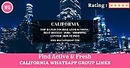 California WhatsApp Group Links | Join Now