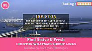 Houston WhatsApp Group Links | Join Now