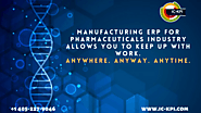 Best ERP Software for Pharma manufacturing Industry