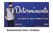 Determinants Class 12 Maths