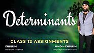 Determinants Class 12 Assignments