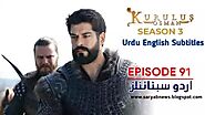 Kurulus Osman Season 3 Episode 91 In Urdu Subtitles Makki Tv