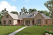 House Plan 041-00128 - French Country Plan: 3,195 Square Feet, 4 Bedrooms, 3.5 Bathrooms